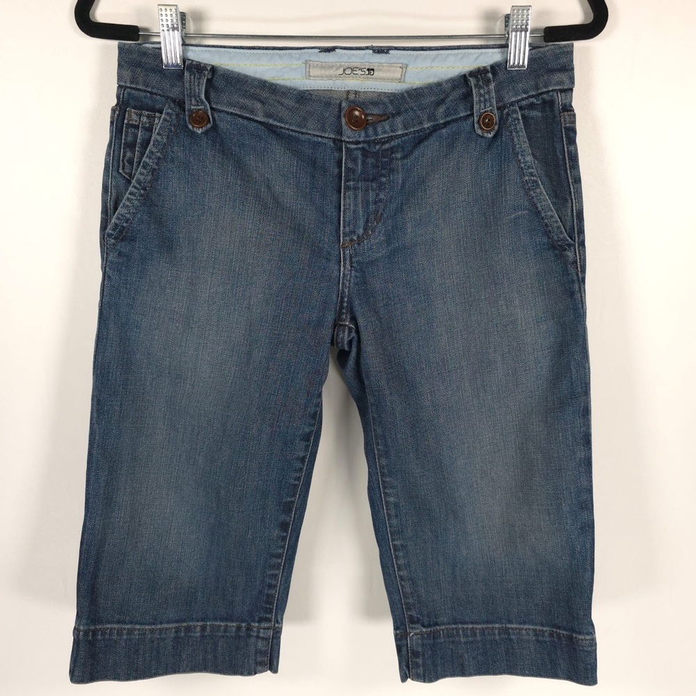 JOE’S Bermuda Denim Long Jean Shorts 49BY5169 Cut J00784 Size W28